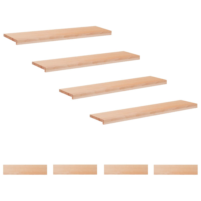 Trepte de scară 8 buc. 110 x 30 x 2 cm natural WALTI