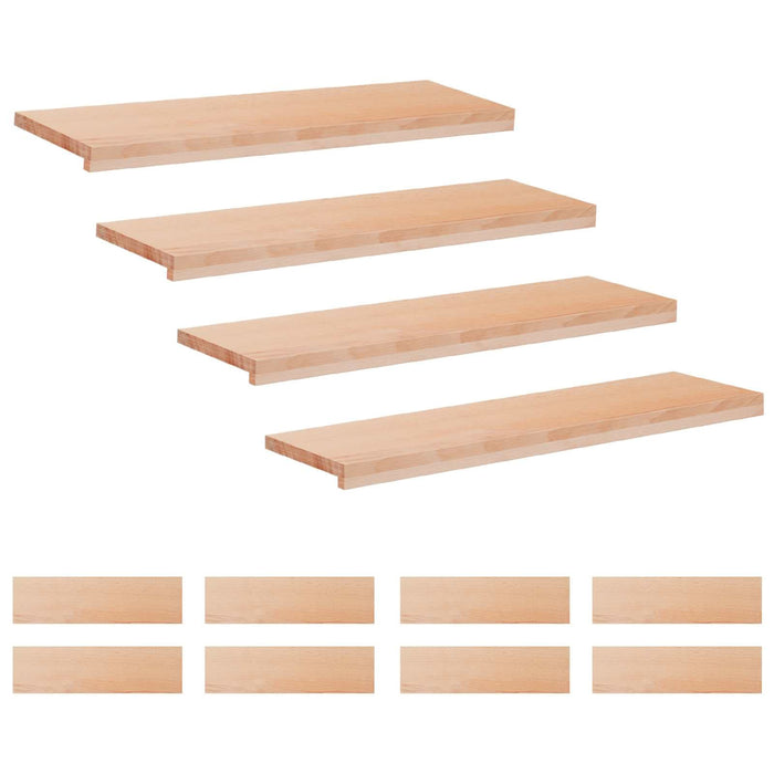 Trepte de scară 12 buc. 90 x 30 x 2 cm natural WALTI