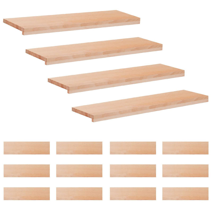 Trepte de scară 16 buc. 100 x 25 x 2 cm natural WALTI