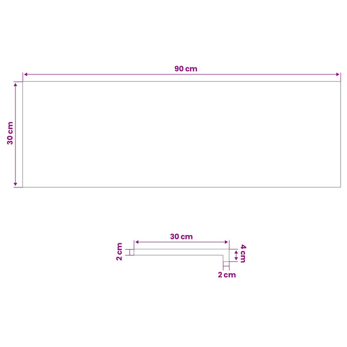 Trepte de scară 20 buc. 90 x 30 x 2 cm Maro Lemn de fag masiv WALTI