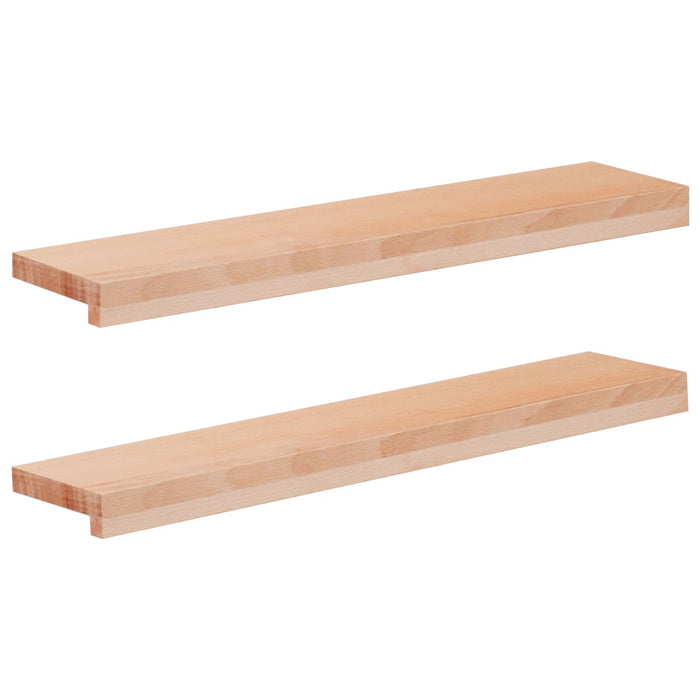 Pervazuri 2 buc. natural 80x 15 x 2 cm Lemn de fag masiv WALTI
