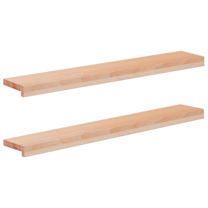 Pervazuri 2 buc. natural 100 x 20 x 2 cm Lemn de fag masiv WALTI