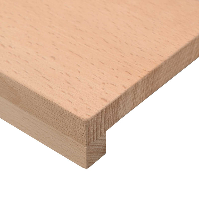 Pervazuri 2 buc. natural 80x 30 x 2 cm Lemn de fag masiv WALTI