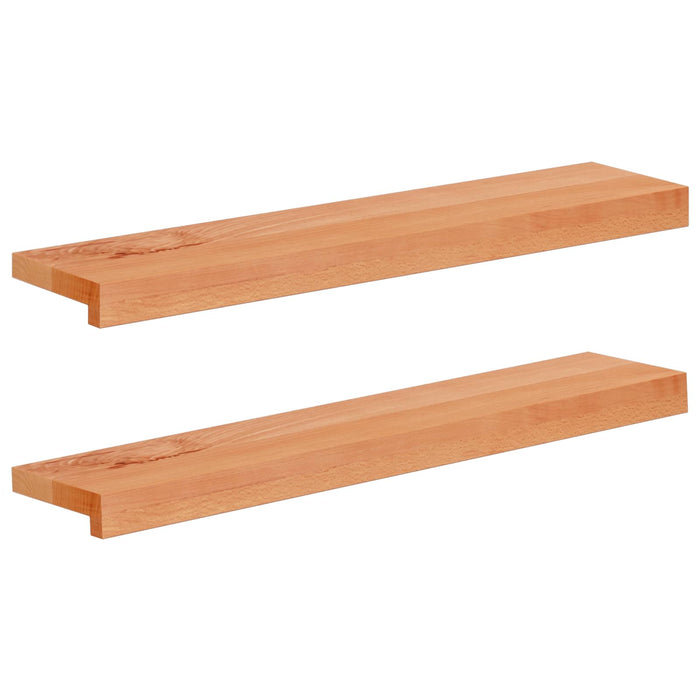 Pervazuri 2 buc. Lacuit 80x 15 x 2 cm Lemn de fag masiv WALTI