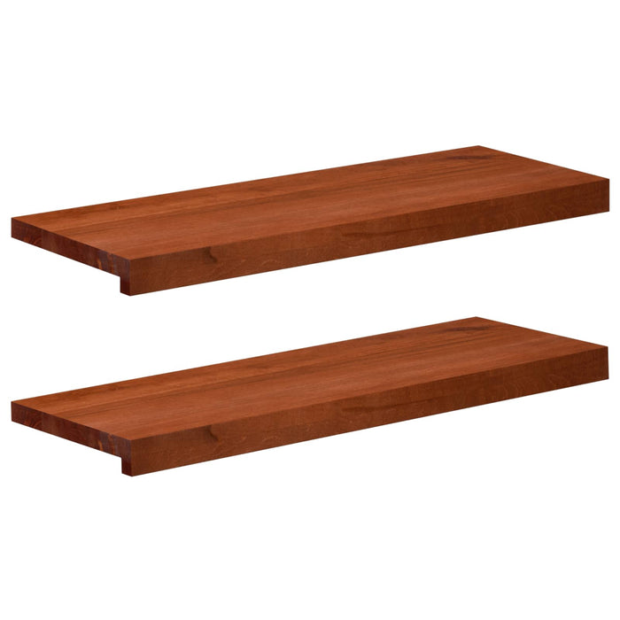 Pervazuri 2 buc. Maro 80x 30 x 2 cm Lemn de fag masiv WALTI