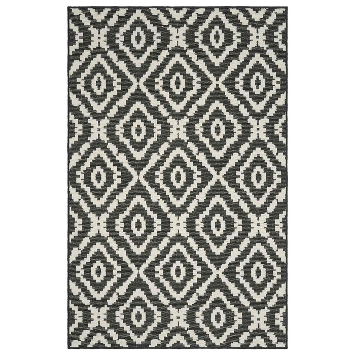 Covor de zonă Natural și Negru 200 x 290 cm PET - WALTI WALTI