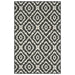 Covor de zonă Natural și Negru 200 x 290 cm PET - WALTI WALTI