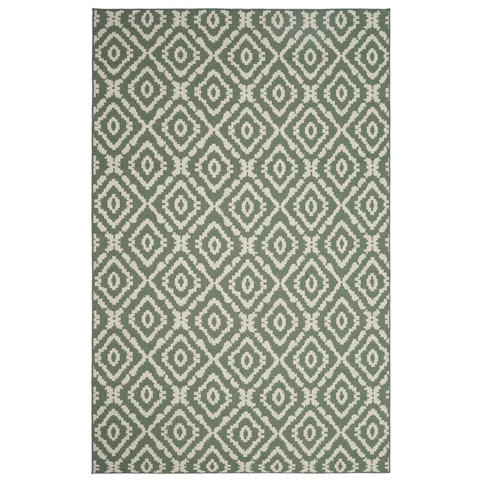 Covor de zonă Natural și verde 160 x 230 cm PET WALTI