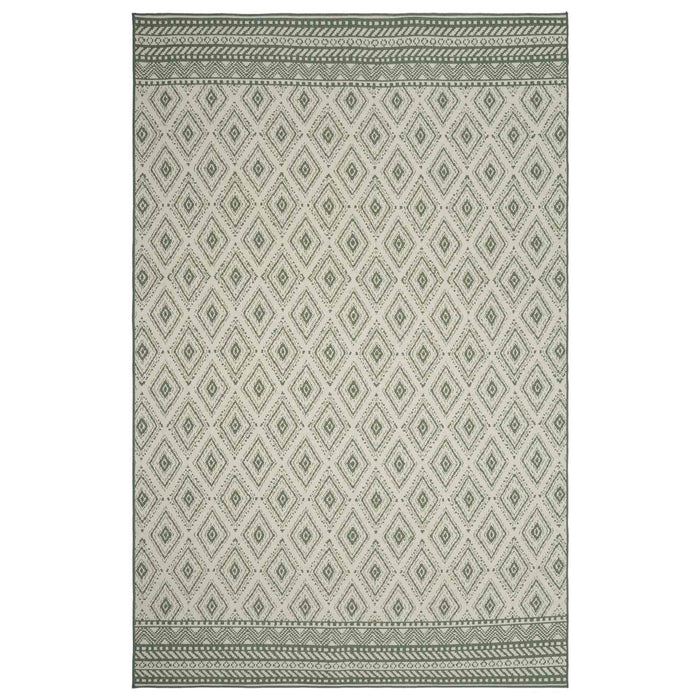 Covor de zonă Natural și verde 160 x 230 cm PET - WALTI WALTI