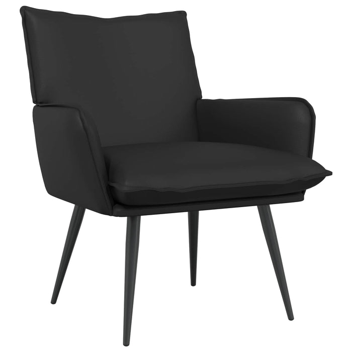 Fotoliu Negru Piele artificială WALTI