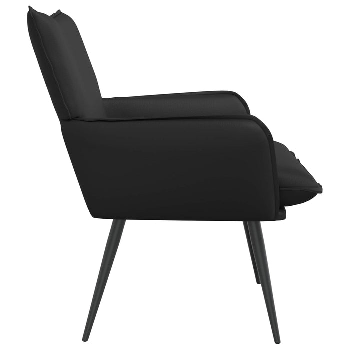 Fotoliu Negru Piele artificială WALTI