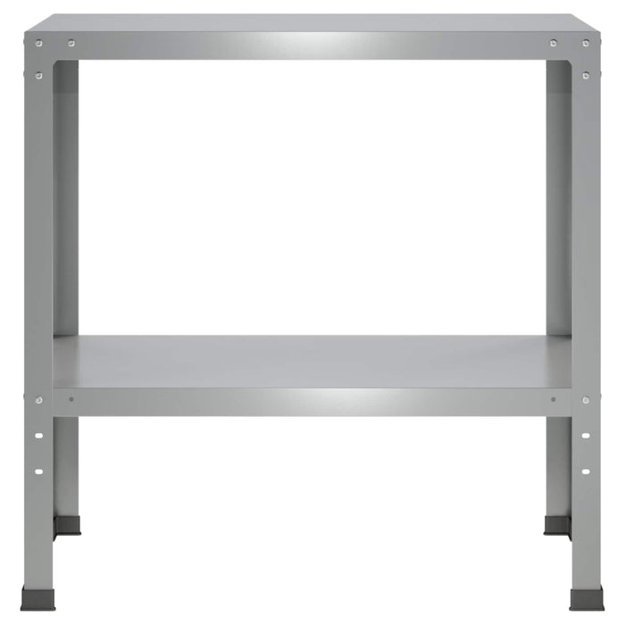 Masă pentru ghivece 100 x 40 x 80 cm Oțel Galvanizat Argintiu WALTI
