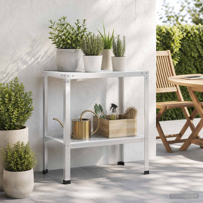 Masă pentru ghivece 60 x 40 x 80 cm Oțel vopsit electrostatic WALTI