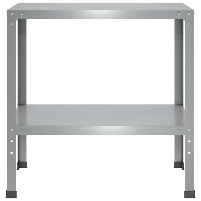 Masă pentru ghivece 60 x 50 x 80 cm Oțel Galvanizat Argintiu WALTI