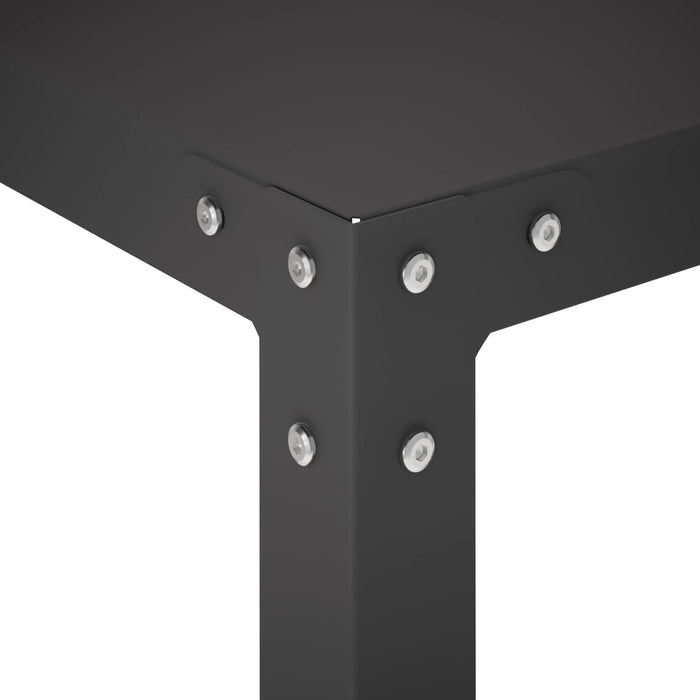 Masă pentru ghivece 100 x 50 x 104 cm Oțel vopsit electrostatic WALTI