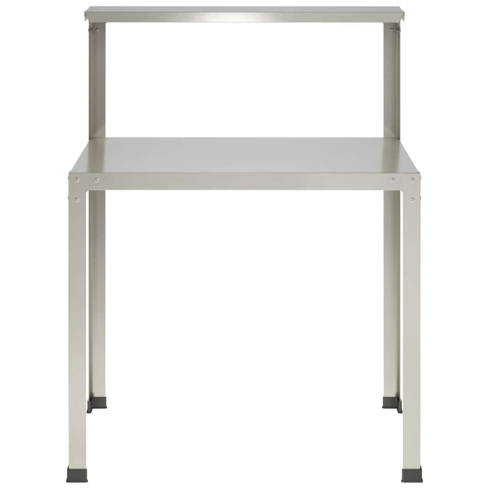 Masă pentru ghivece 100 x 50 x 104 cm Oţel inoxidabil Argintiu WALTI