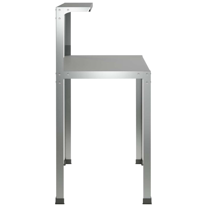Masă pentru ghivece 60 x 50 x 104 cm Oțel Galvanizat Argintiu WALTI