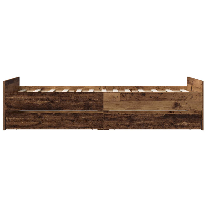 Cadru de pat Lemn vechi 100 x 200 cm Lemn prelucrat WALTI