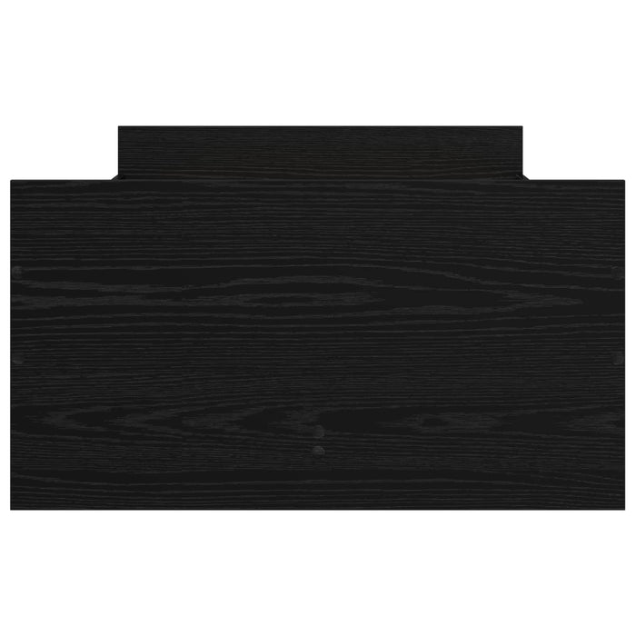 Cadru de pat Stejar Negru 100 x 200 cm Lemn prelucrat WALTI
