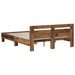 Cadru de pat Lemn vechi 140 x 190 cm Lemn compozit - WALTI WALTI
