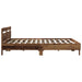 Cadru de pat Lemn vechi 140 x 190 cm Lemn compozit - WALTI WALTI