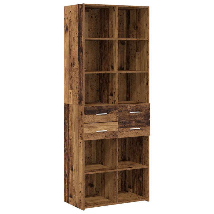 Bibliotecă Lemn vechi 30 x 42.4 x 185.2 cm WALTI