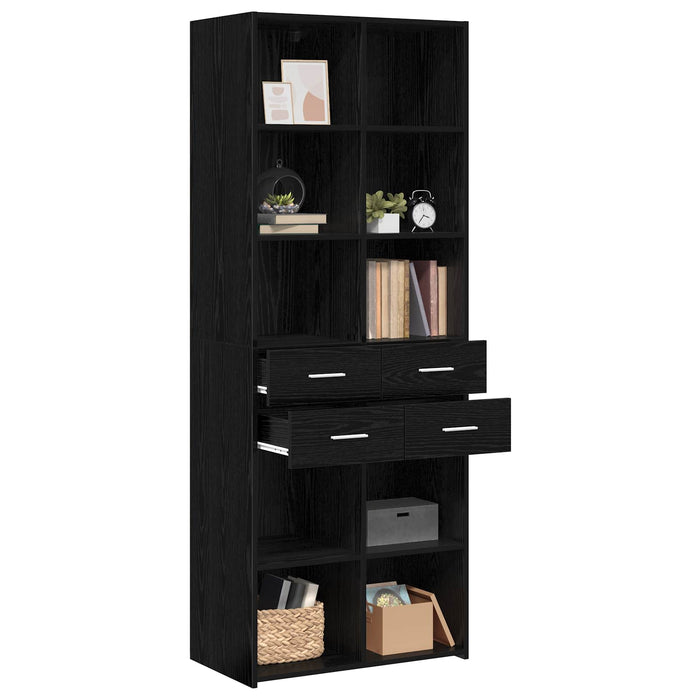 Bibliotecă Stejar negru 30 x 42.4 x 185.2 cm WALTI