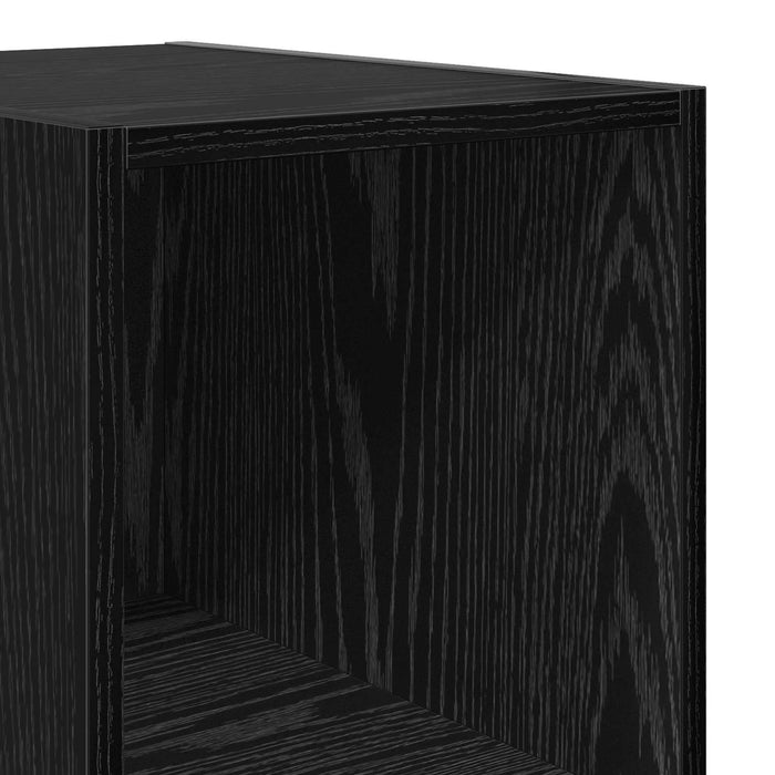 Bufet Stejar Negru 40 x 41 x 185 cm Lemn prelucrat WALTI