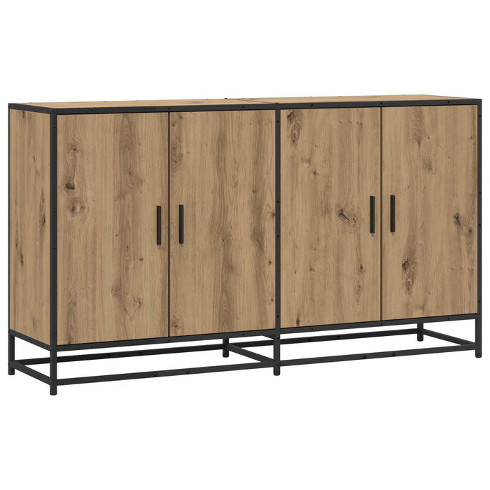Bufet Stejar Artizanal 134 x 35 x 76 cm Lemn prelucrat WALTI