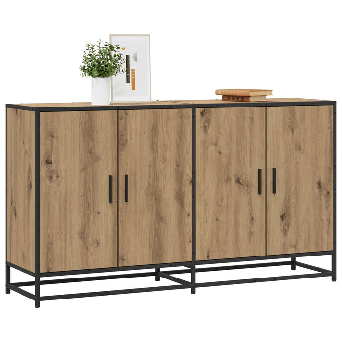 Bufet Stejar Artizanal 134 x 35 x 76 cm Lemn prelucrat WALTI
