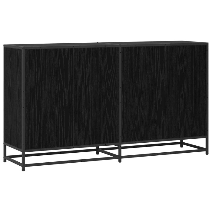 Bufet Stejar Negru 134 x 35 x 76 cm Lemn prelucrat WALTI