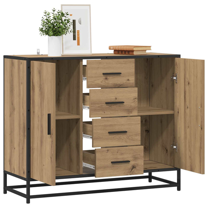 Bufet Stejar Artizanal 92 x 35 x 76 cm Lemn prelucrat WALTI