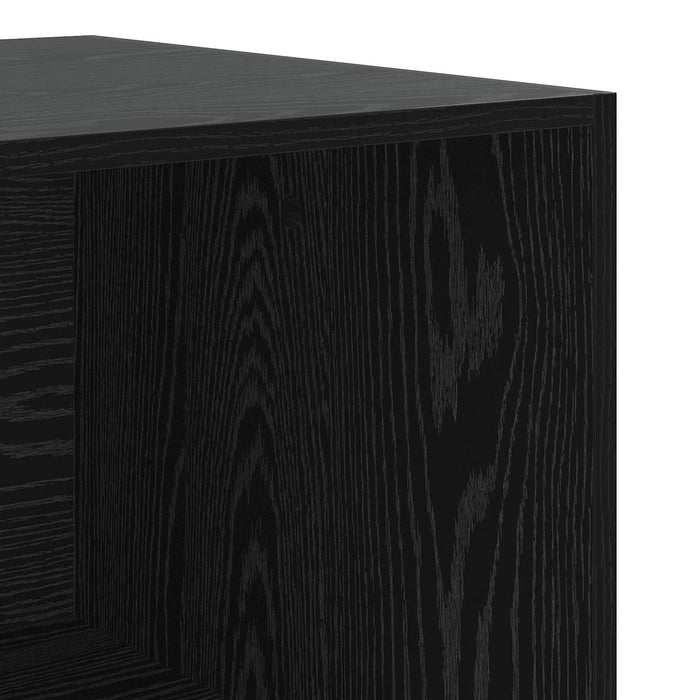 Dulap cu raft Stejar negru 100 x 50 x 200 cm Lemn compozit - WALTI WALTI