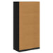 Dulap cu raft Stejar negru 100 x 50 x 200 cm Lemn compozit - WALTI WALTI