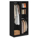 Dulap cu raft Stejar negru 100 x 50 x 200 cm Lemn compozit - WALTI WALTI
