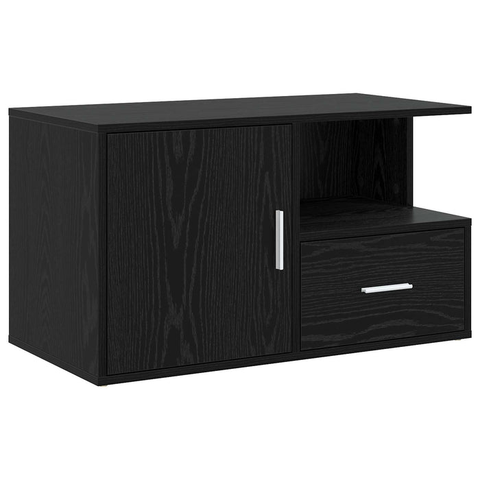 Dulap de colț Stejar Negru 200 x 40 x 45 cm Lemn prelucrat WALTI