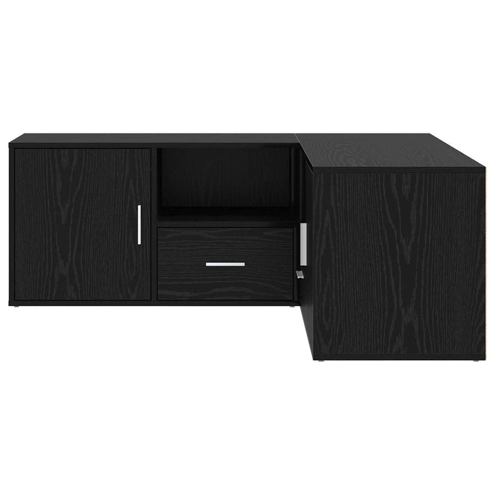 Dulap de colț Stejar Negru 200 x 40 x 45 cm Lemn prelucrat WALTI