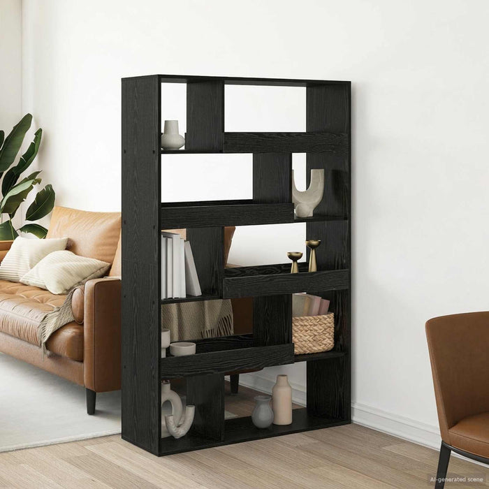 raft de cărți Stejar negru 100 x 33 x 156,5 cm Lemn compozit WALTI