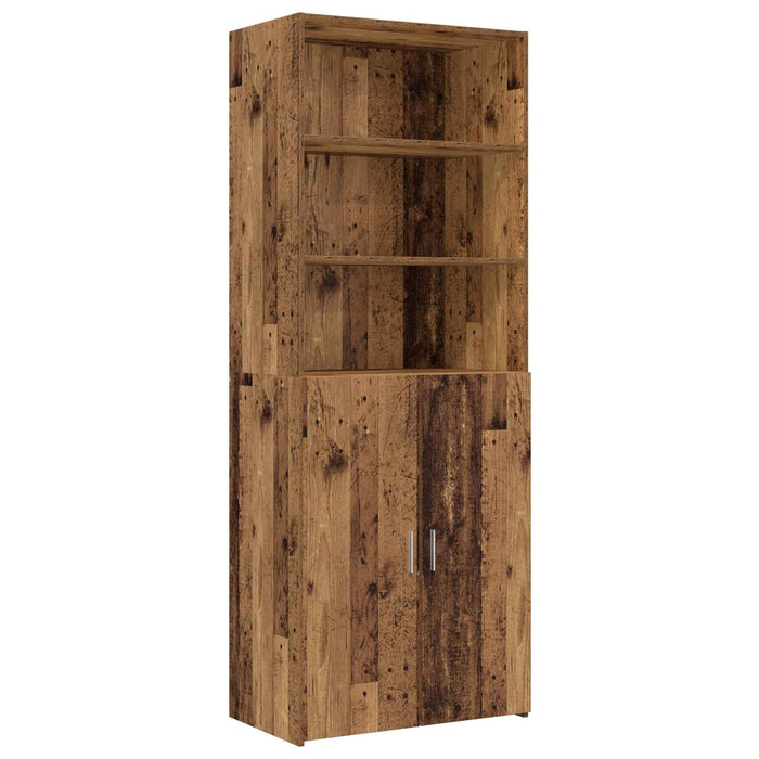 Dulap de depozitare cu rafturi Lemn vechi 70 x 42,5 x 225 cm WALTI