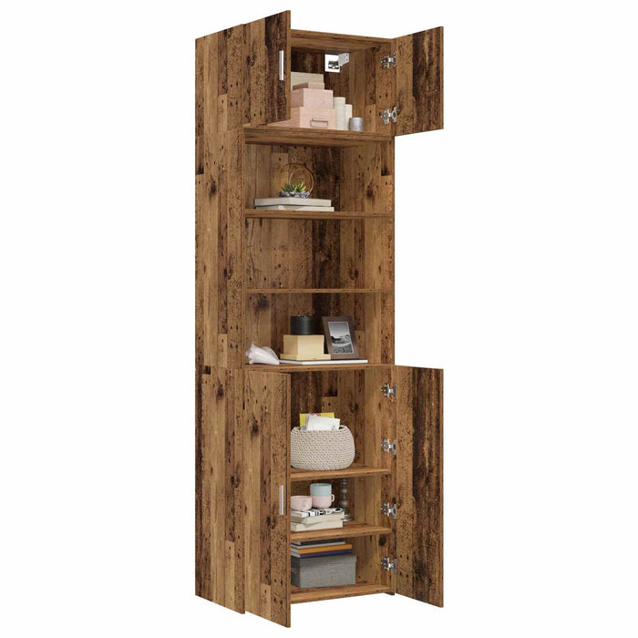 Dulap de depozitare cu rafturi Lemn vechi 70 x 42,5 x 225 cm WALTI