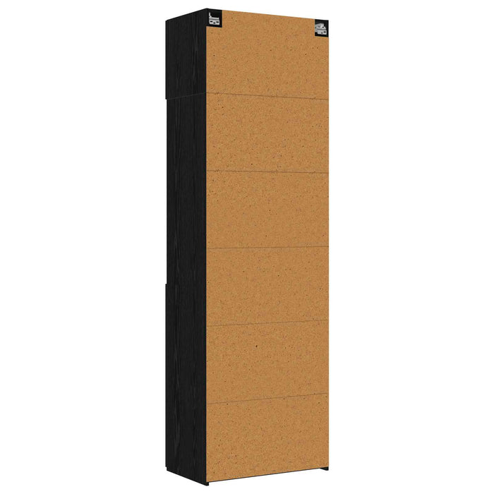 Dulap de depozitare cu rafturi Stejar Negru 70 x 42,5 x 225 cm WALTI