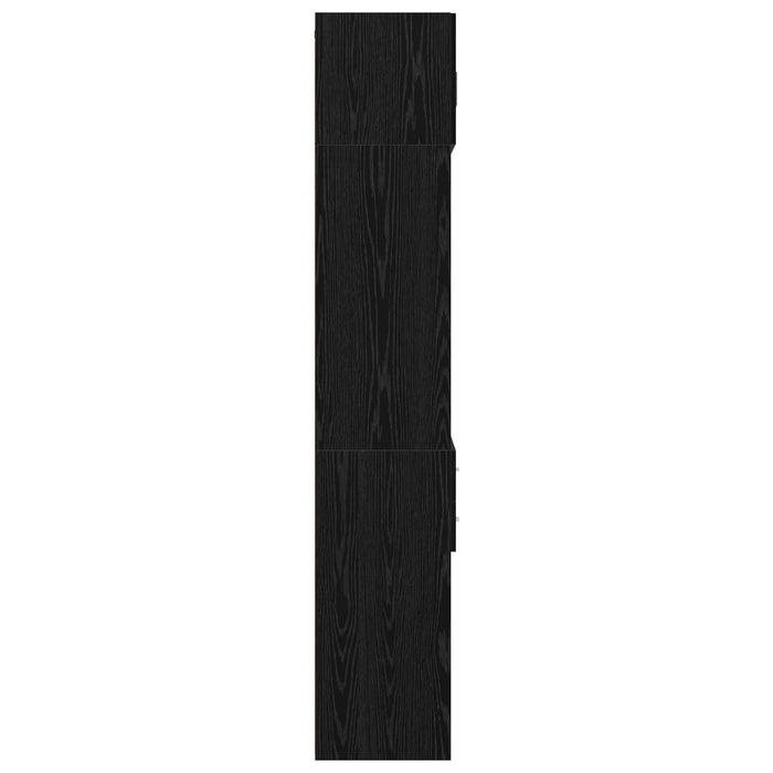 Dulap de depozitare cu rafturi Stejar Negru 70 x 42,5 x 225 cm WALTI