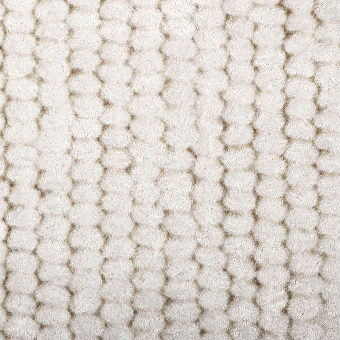 Covor Crem 80 x 150 cm 100% Polyester 3 mm Spălabil WALTI