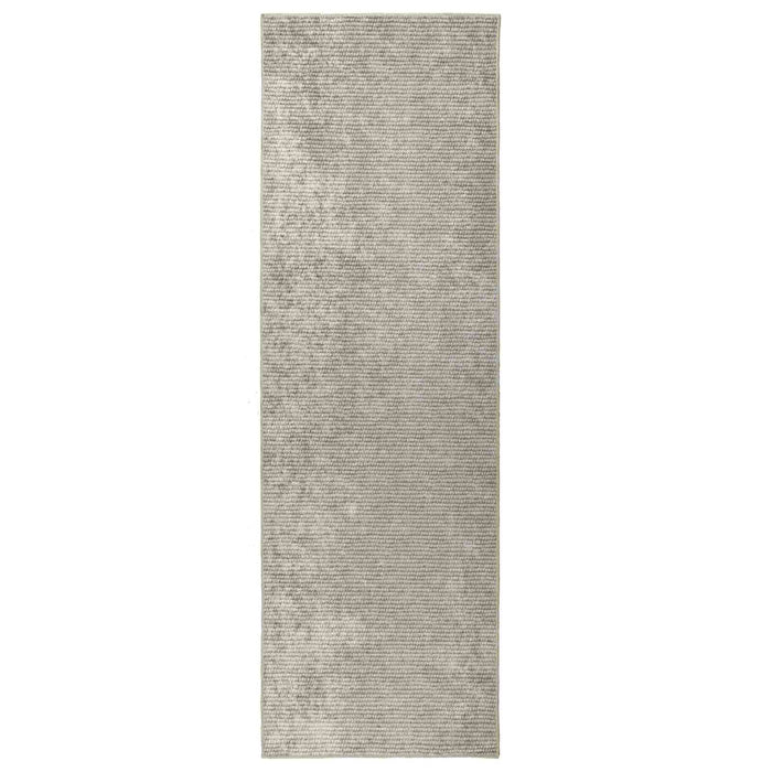 Covor Bej 100 x 250 cm 100% Polyester 3 mm Spălabil WALTI