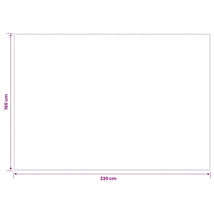 Covor Bej 160 x 230 cm 100% Polyester 3 mm Spălabil WALTI