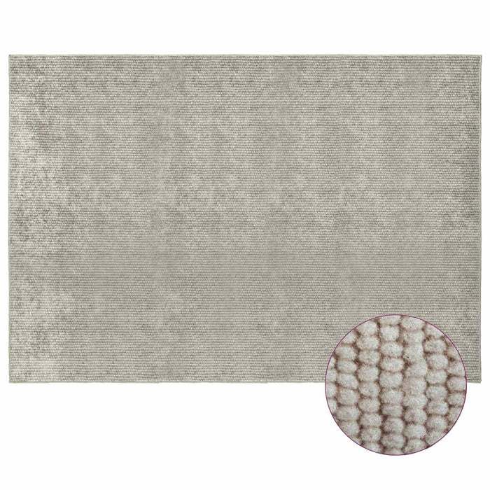 Covor Bej 160 x 230 cm 100% Polyester 3 mm Spălabil WALTI