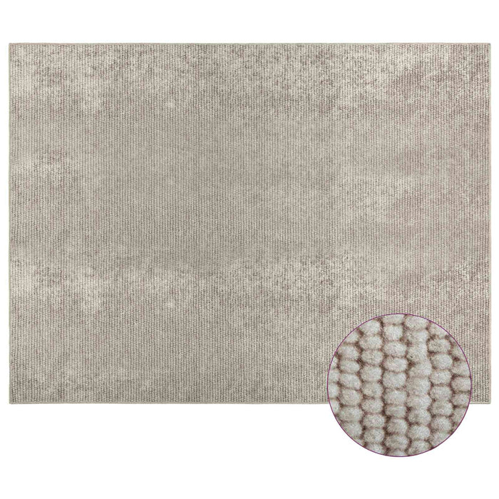 Covor Bej 300 x 400 cm 100% Polyester 3 mm Spălabil WALTI
