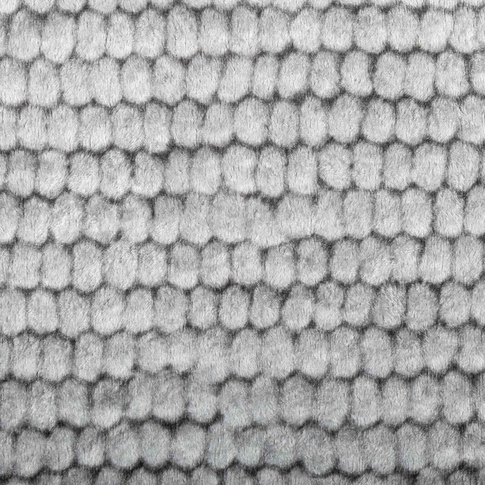 Covor Gri 100 x 100 cm 100% Polyester 3 mm Spălabil WALTI
