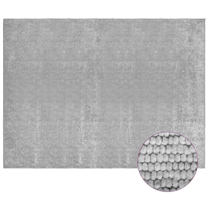 Covor Gri 300 x 400 cm 100% Polyester 3 mm Spălabil WALTI