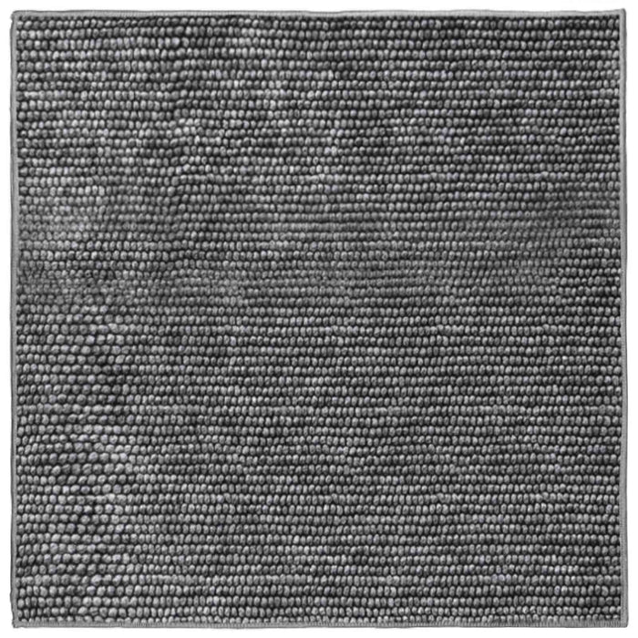 Covor Antracit 100 x 100 cm 100% Polyester 3 mm Spălabil WALTI